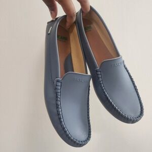Facsani Moccasins Dusty Blue Unisex Children's‎ Loafers 52468 Size 40